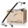 A-Premium Engine Oil Cooler Line Hose Assembly Compatible with Ford