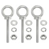 PATIKIL M6 x 50mm Lifting Shoulder Eye Bolts 304 Stainless