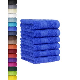 6-Piece Guest Towel Set in Many Colours 100% Cotton 30 x 50 cm