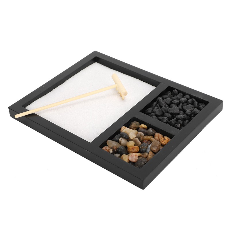 Zen Garden Sand Tray Decoration Desktop Micro Landscape Ornament Craft