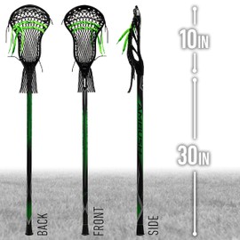 Franklin Sports Boys + Mens Lacrosse Sticks - Attack + Midfield Lax Stick - Lightweight Kids + Adults Aluminum Lacrosse Stick - Ambush - 30"