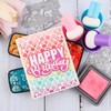 2PCS Happy Birthday Metal Cutting Dies for Card Making DIY