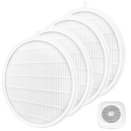 4 Pcs Nail Dust Vacuum Collector Replacement Filter Compatible with MelodySusie SProR/XC320J Reusable and Easy Clean for Salons Home Use Nail Art Tools