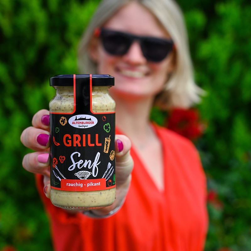 Grill Mustard (200 ml Glass)