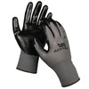 ACKTRA Nitrile Coated Safety WORK GLOVES 12 Pairs, WG003 Black/Black,