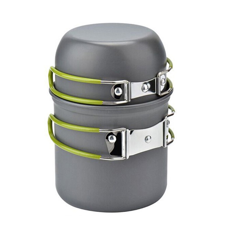 Camping Cookware Set Portable Camp Pot Aluminum Alloy Cooking Pot