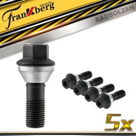 Frankberg 5X Wheel Bolts Compatible with 7 Series E65 E66 E67 X5 E53 F15 F85 F16 F86 2006-2019 36136781153