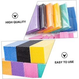 FOMIYES Nail Art Tools 7pcs Manicure Repair Files for Home or Salon Gentle Nails Random Color