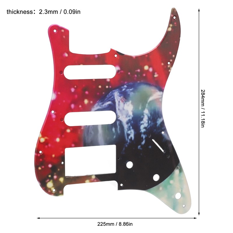 Electric Guitar Pickguard PVC Guard Scratch Board Front Plate Panel