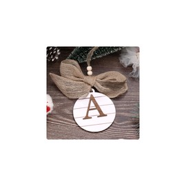 JSJOY Outdoor Christmas Decorations Christmas Ornament for Women Initial A Hanging Christmas Decorations