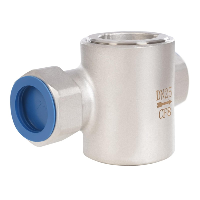 1" NPT Stainless Steel 304 Sight Water Flow Indicator Plastic