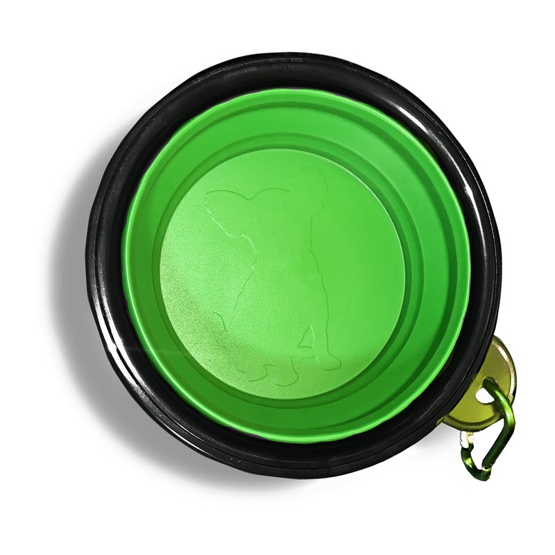 Foldable Travel Dog Bowls (4 Pack) (Pink/Purple)