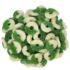 Smarty Stop Gummy Rings (Green Apple, 2 Pound (Pack Of 1))