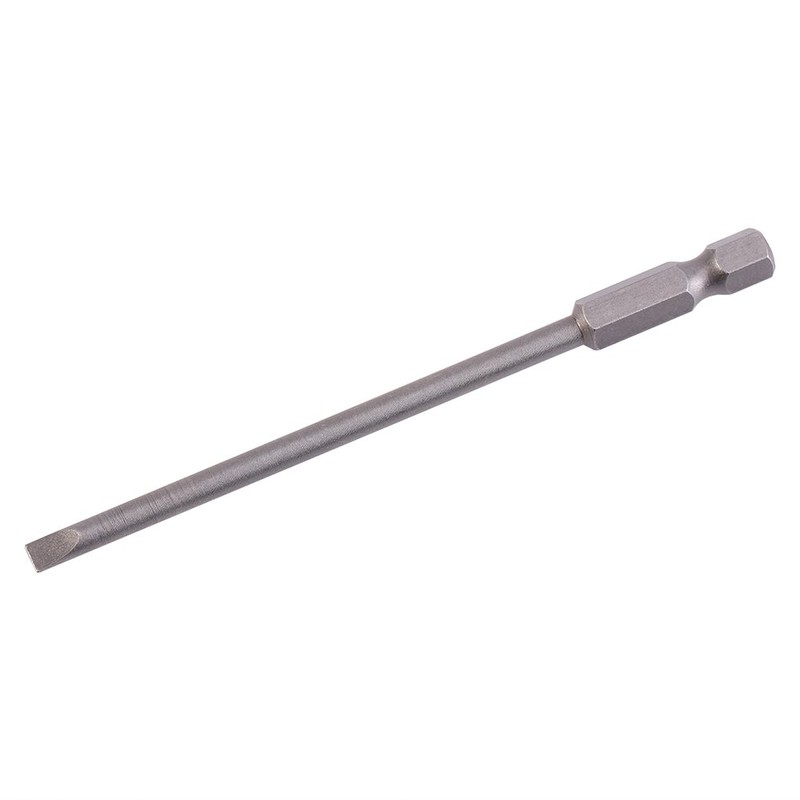 4pcs 100mm Magnetic Flat Head Slotted Tip Screwdrivers Bits Set