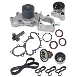 GDUKOP Engine Timing Belt Kit with Water Pump Compatible with Toyota Tacoma 4Runner Tundra T100 1995-2004, 3.4L V6 5VZFE DOHC Replcae # TKT-025 TBK965AWP