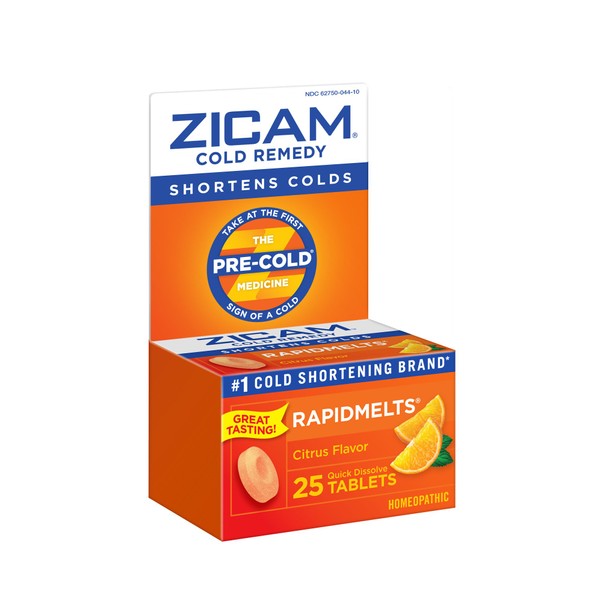 Cold Remedy Citrus RapidMelts Quick Dissolve Tablets, 25 Count