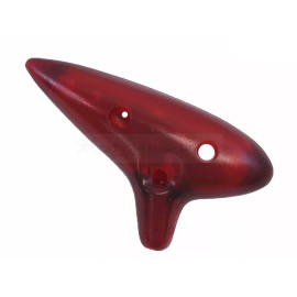 no label New set of 2 Ocarinas - 12 Holes Ocarina Flute Black & Red Ocarinas + Bags