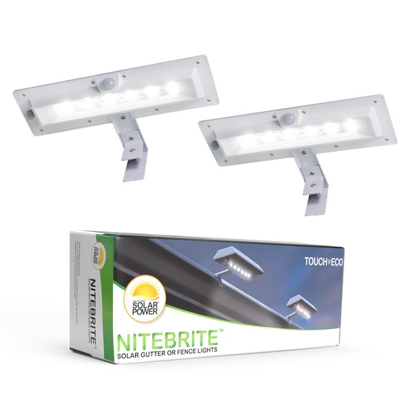 TOUCHOFECO Nitebrite Solar Motion Detector Automatic On Off Safety Weather