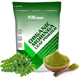 Organic Moringa Oleifera Leaf Powder [ Premium Quality ] 100g 100% Raw and Pure Leaves Picked from The Moringa Oleifera Plant Pure Source Nutrition