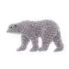 Alilang Women's Polar Bear Brooch Clear Crystals Christmas Winter Holiday