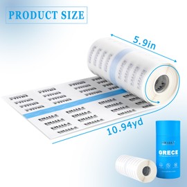Tattoo Aftercare Bandage - 6in ×10yd Second Skin Tattoo Cover Up Tape Tattoo Bandages Waterproof Derm Shield Tattoo Wraps for Healing Tattoo Cover for Swimming Tattoo Protection Film for Shower