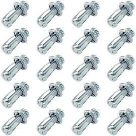 20 PCS Hollow Metal Petal Jack Nuts Expension Nuts for Iron Sheet Cavity Wall (M4)