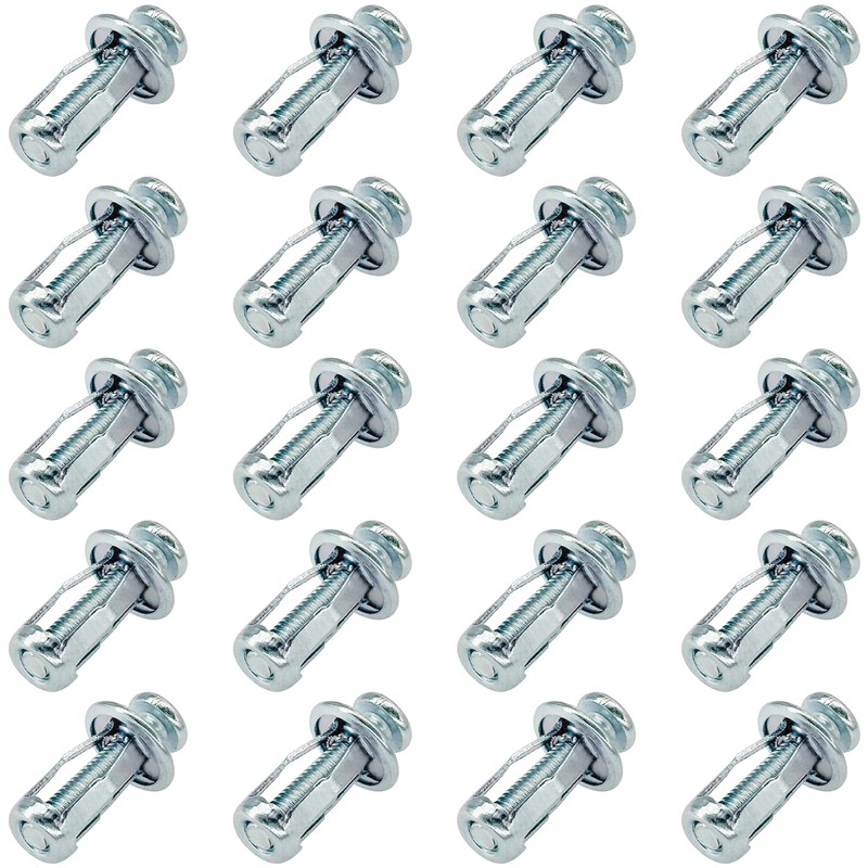 20 PCS Hollow Metal Petal Jack Nuts Expension Nuts for