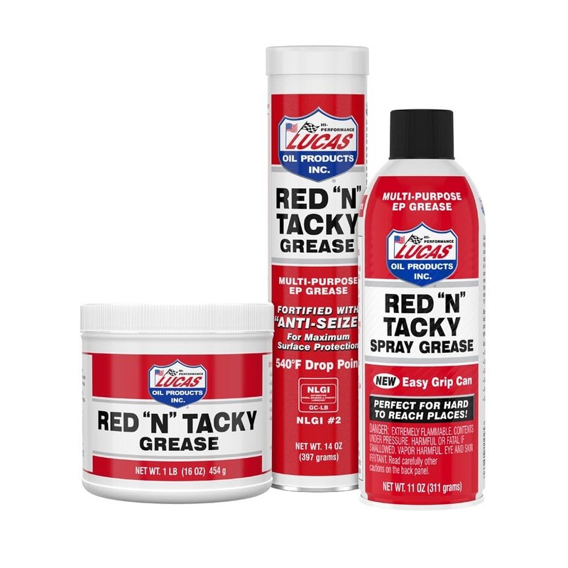 Lucas 10574; Red 'N' Tacky #2 Grease (Sold Individually) Made