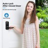LORVIBO Smart Keyless Entry Door Lock, Fingerprint & Password, Black,