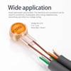 JANDECCN 100pcs Waterproof Telephone Wire Connector, Gel-Filled UY Butt Splice