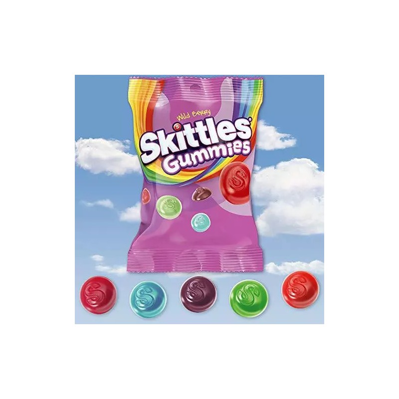 Skittles Wild Berry Gummy Candy, 5.8 oz Bag