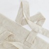 jinchan Tie Up Linen Kitchen Valance for Dining Room Window