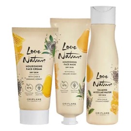 Set Nature Chía Y Miel 3 Piezas Cuidado Facial