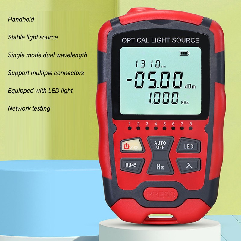Optical Fiber Power Meter Single Mode Dual Wavelength 1310nm 1550nm