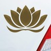Hellweg Druckerei Car Sticker Rear Window Sticker Lotus Flower Plant