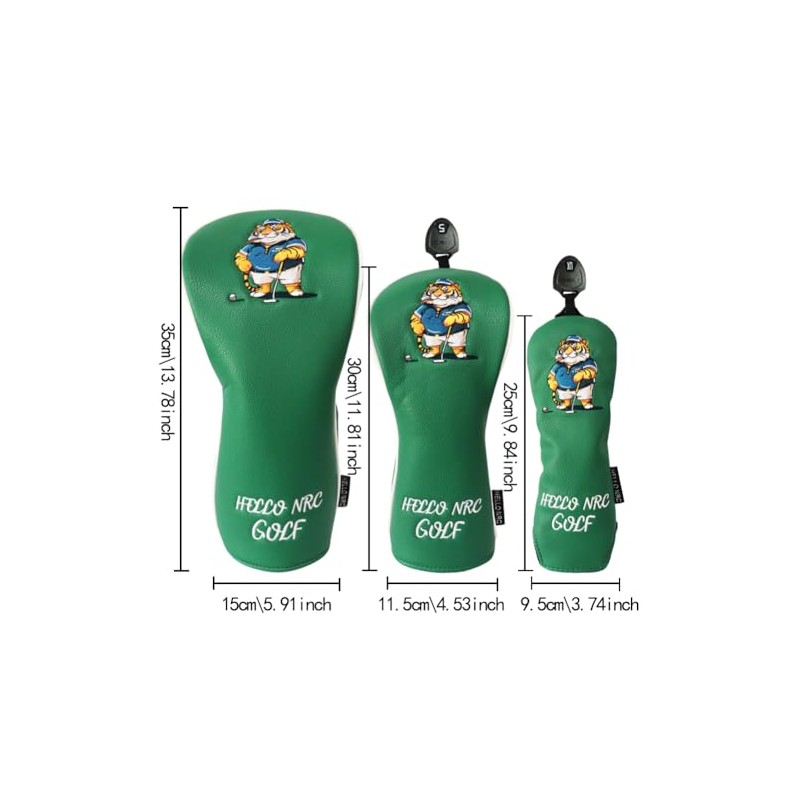 Golf Headcover Driver DR 460cc 440cc Wood FW Cover Utility