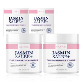 Pack of 2 Jasmine Ointment Dark Circles, Jasmine Ointment Eyes with Collagen Active Jasmine Ointment and Aloe Vera, Jasmine Cream, Eye Cream Against Eye Bags, Against Wrinkles, Slip-on Eyelids and