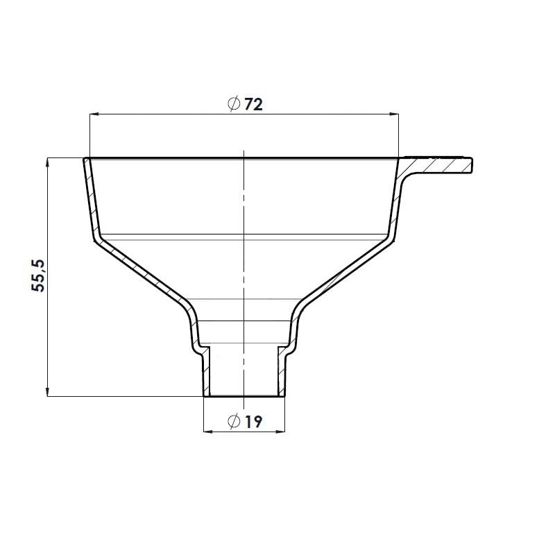 SOMA Plastic Funnel Pack of 2