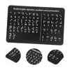 FOMIYES Braille Alphabet Letter Board Montessori Educational Tool with Raised