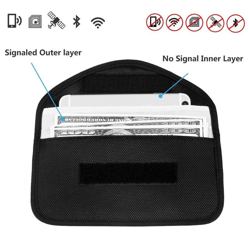 Newseego Faraday RFID RFID Key Fob Blocking Pocket Key Fob