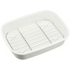 Pearl Metal Tempura Tray Enamel Blanc Kitchen HB-3679 White (Approx.)