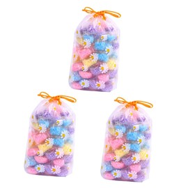 NOLITOY 3sets Laundry Scent Booster Beads Laundry Freshener Beads for Soft Clothes 4 Flavors No or Fluorescent Agent 60pcs*3