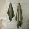 Brentfords Green Hand Towels for Bathroom, 100% Cotton Hand Towels