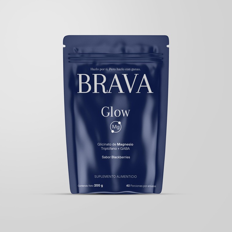 BRAVA Glow Blackberries | Colágeno Hidrolizado + Glicinato de Magnesio