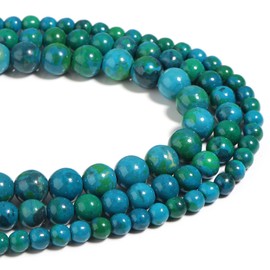 Natural Stone Beads Phoenix Stone 8 mm Polished Round Smooth Gemstone Beads for Jewellery Making 15 Inches