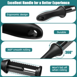 USION Pet Lint Rollers - Extra Sticky Lint Roller for Pet Hair (Pack of 6 Rolls / 1 Handle)