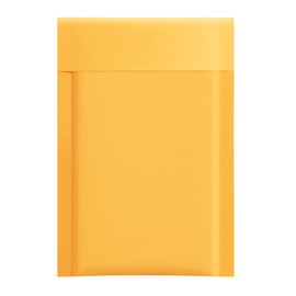 Kraft Bubble Mailers, Self-Seal Padded Envelopes, Yellow, Bulk Pack Shipping Supply 25/50/100 PCS- Vinyl Record Sleeve(50, 12x14 Inch)