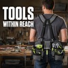 Adjustable Tool Belt for Work – 32–66 Inch Nylon Belt