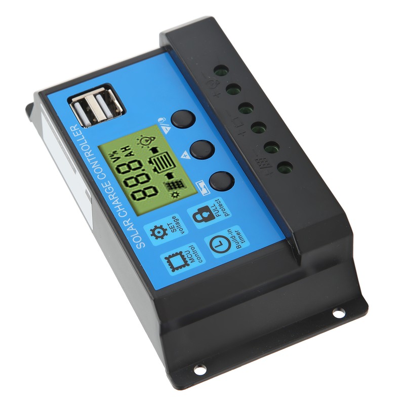 12V 24V Solar Charge Controller USB PWM Photovoltaic Solar Panel