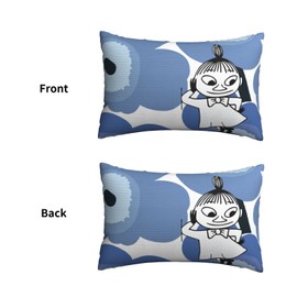 Little My Pillowcase Pillow Cover Dakimakura Cover Bedding Cover Summer Winter All Seasons Stylish Cute Character Home Washable 50 x 76 cm